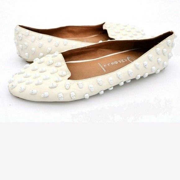 Jeffrey Campbell Womens  Skulltini Flat Shoes - Picture 1 of 11